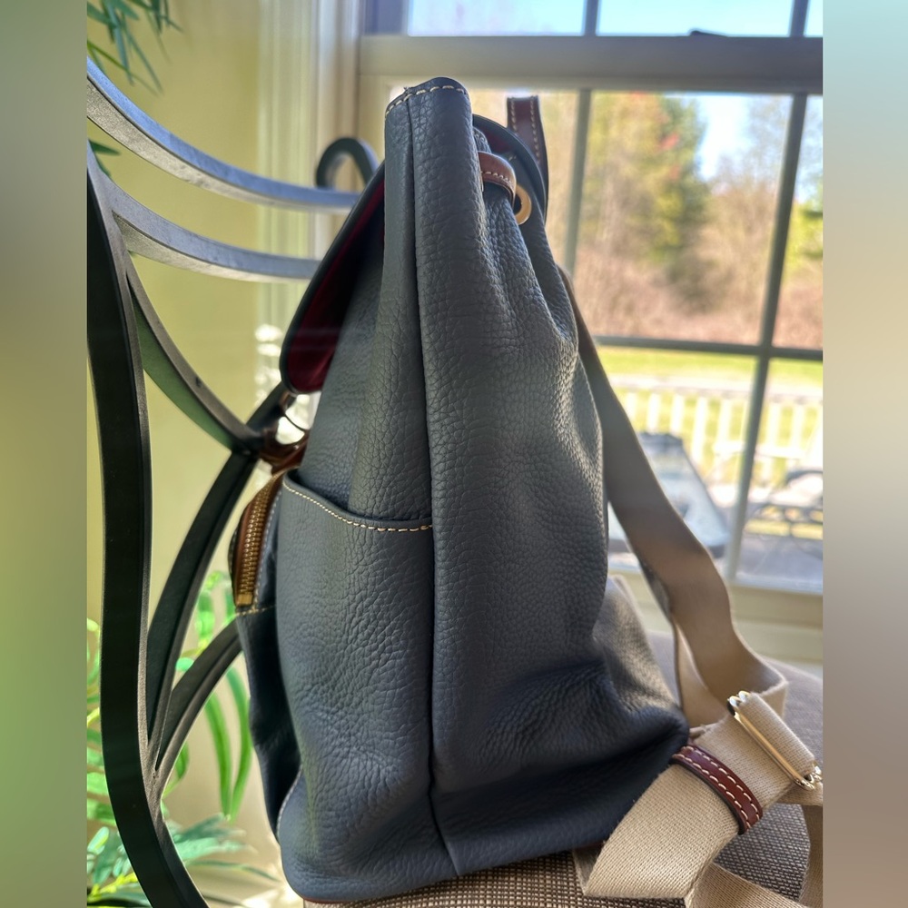 Dooney & Bourke Florentine Pebbled Leather Backpack - Picture 5 of 15